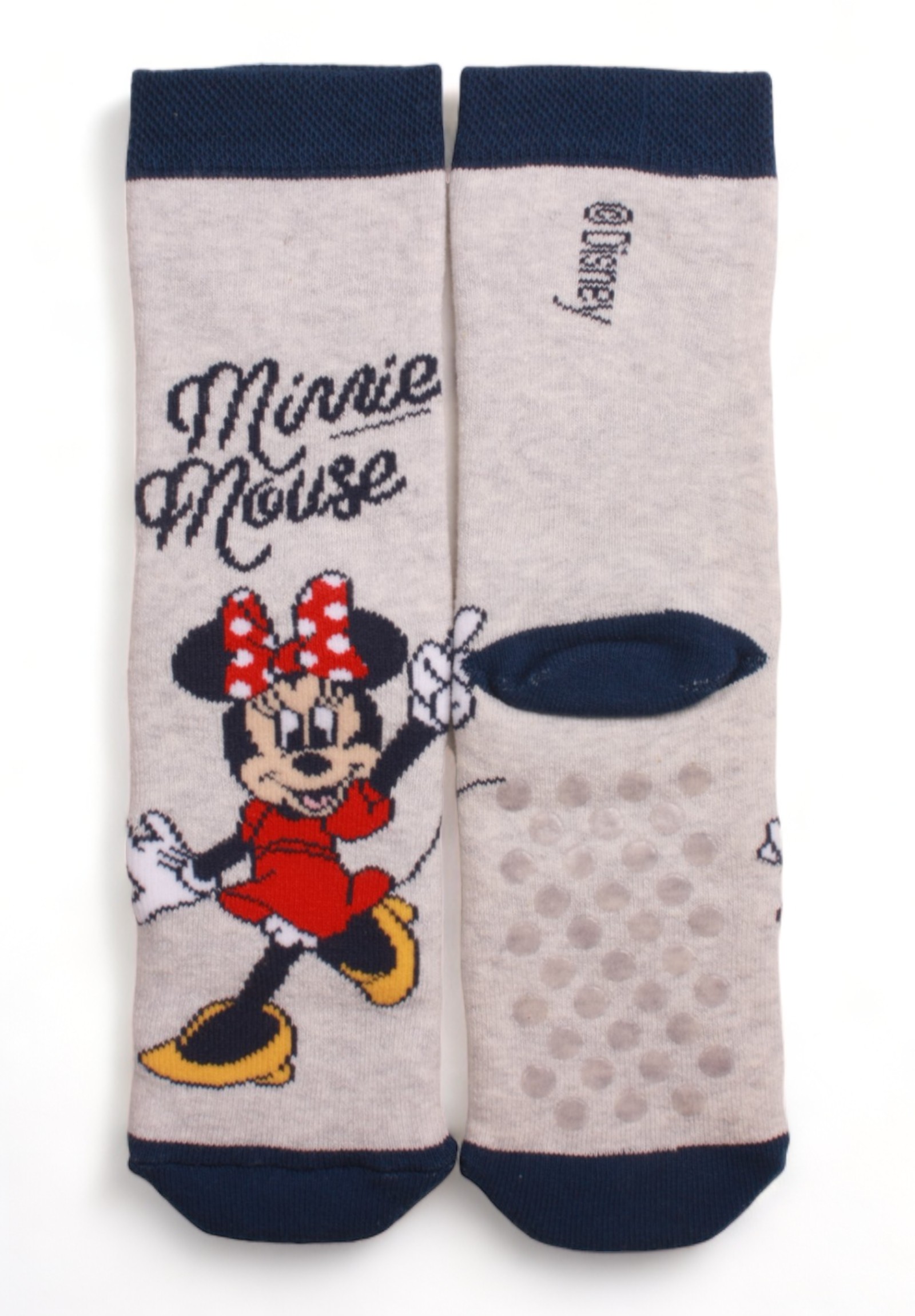 Κάλτσες παιδικές πετσετέ με τάπες Minnie Mouse ΙΙ 3Τεμ. MN21554-Πολύχρωμο φωτογραφία