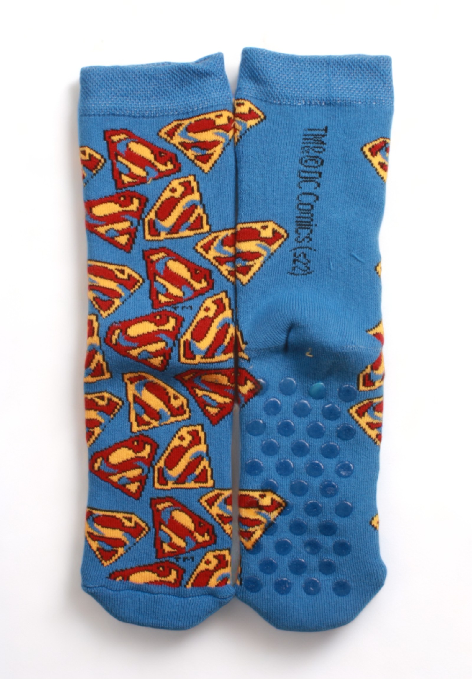 Κάλτσες παιδικές πετσετέ με τάπες Superman 3 Τεμ. SM20511-Πολύχρωμο φωτογραφία