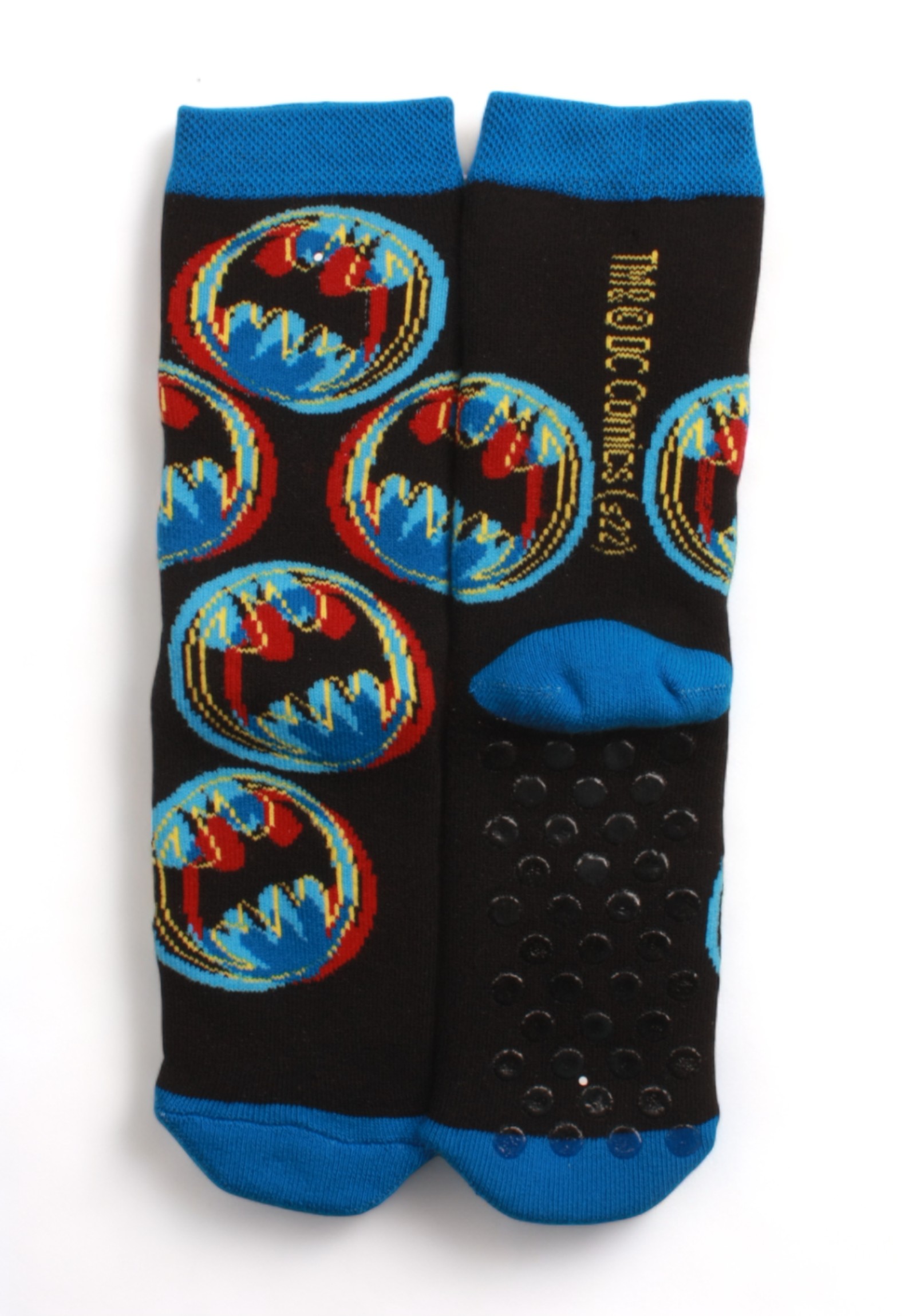 Κάλτσες παιδικές πετσετέ Cimpa με τάπες Batman 3 Τεμ. BM20486-Πολύχρωμο φωτογραφία