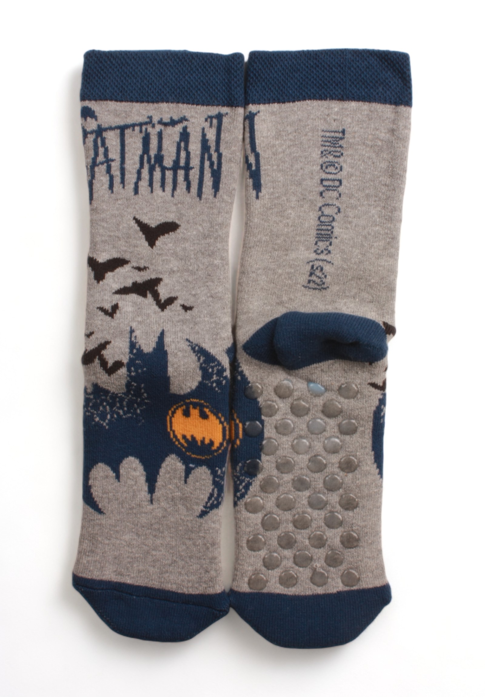 Κάλτσες παιδικές πετσετέ Cimpa με τάπες Batman 3 Τεμ. BM20486-Πολύχρωμο φωτογραφία