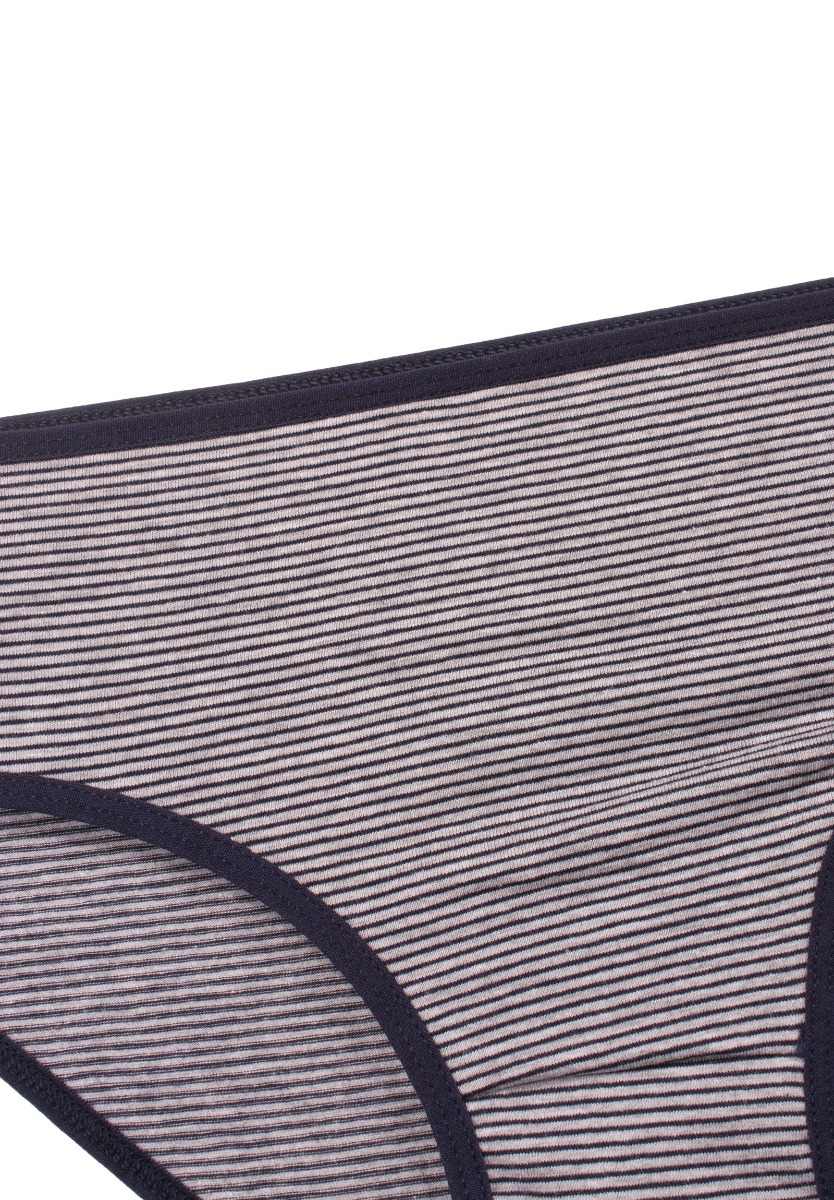 Σλιπ Mini 2/4 ψηλοκάβαλο ριγέ 5 Τεμ. 31741-Μπλε φωτογραφία