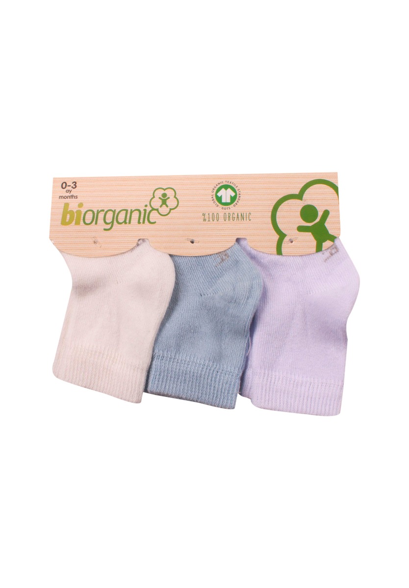 Κάλτσες Bebe 100% Biorganic Simple 3 Τεμ. 68233B φωτογραφία