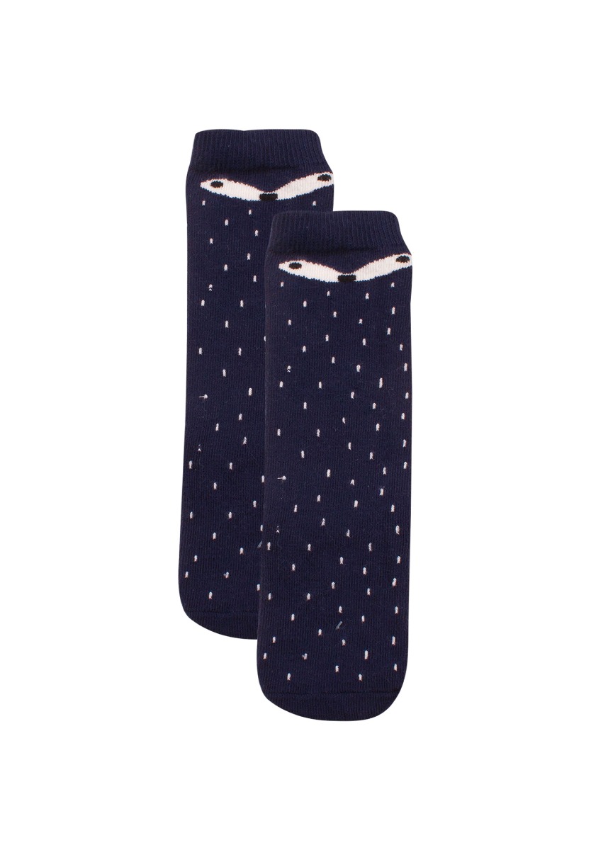 Bi Baby Κάλτσες Bebe βαμβακερές Eyes 68283B-Μπλε