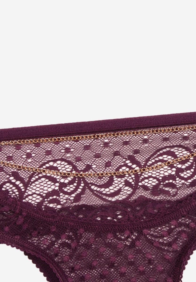 Σλιπ Cottonhill Gold Chains CH0100-Μωβ φωτογραφία