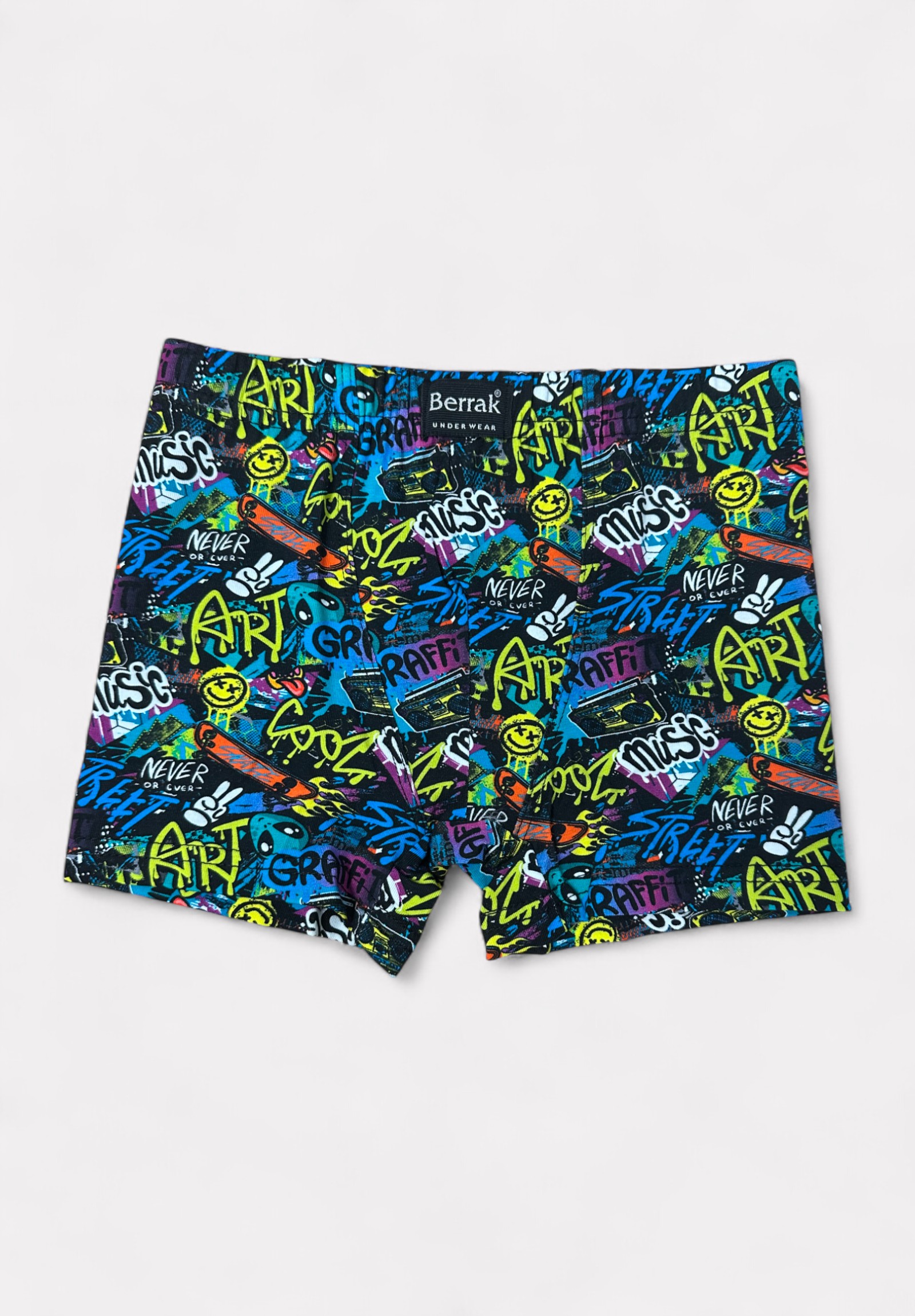 Παιδικό Μποξεράκι Berrak Monster Graffiti BRK1553-6-Μαύρο φωτογραφία