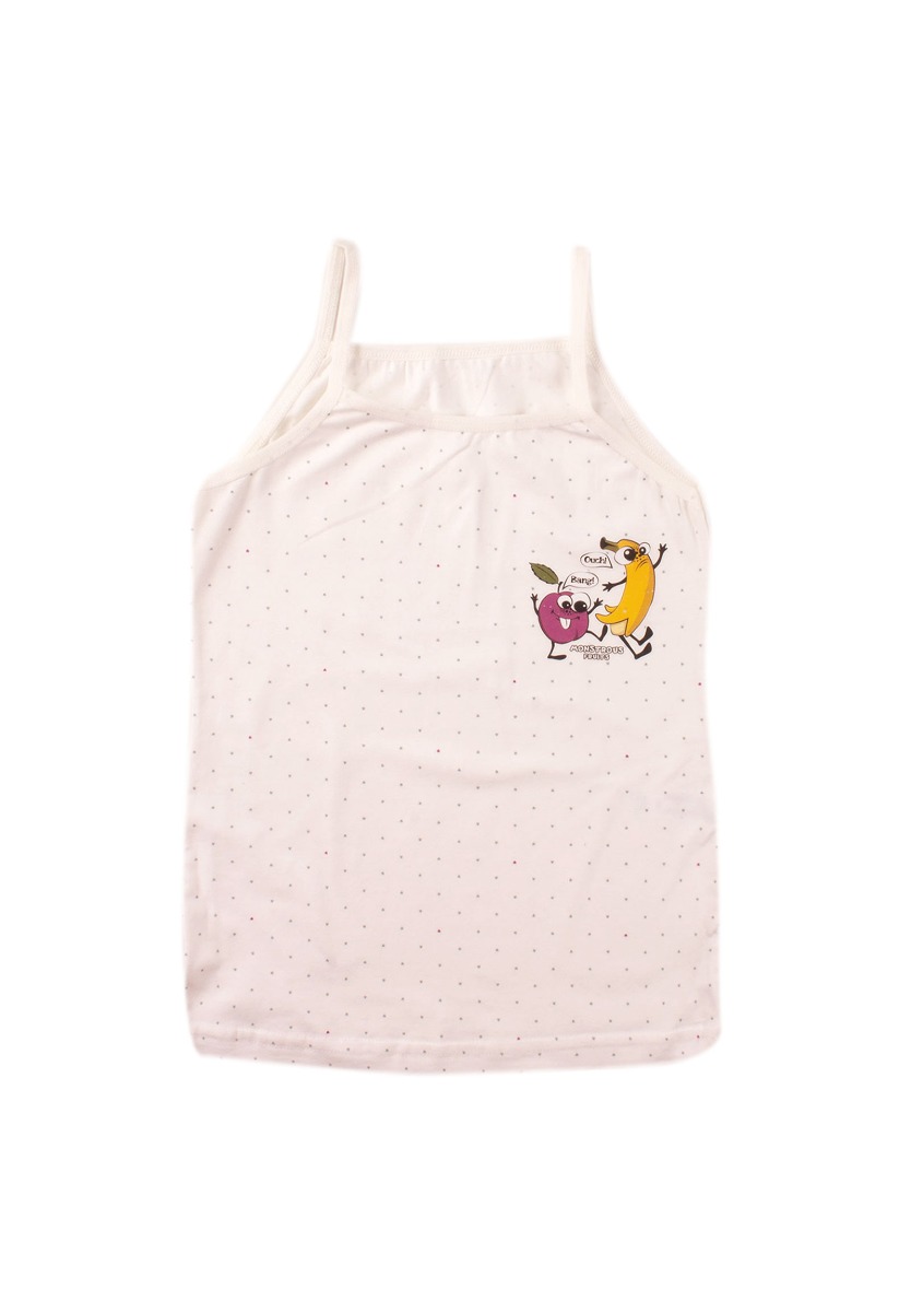 Σετ φανελάκι σλιπάκι παιδικό Fruits 16659ME-Εκρού φωτογραφία