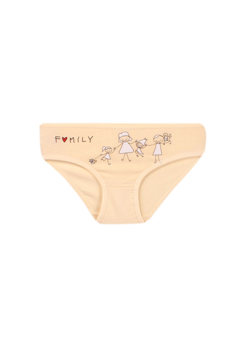 Σετ φανελάκι σλιπάκι παιδικό Family 165034-Κίτρινο φωτογραφία