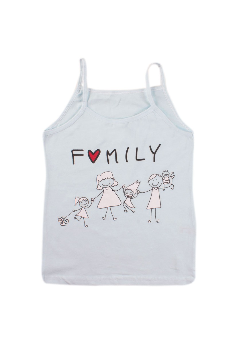 Σετ φανελάκι σλιπάκι παιδικό Family 165034-Γαλάζιο φωτογραφία