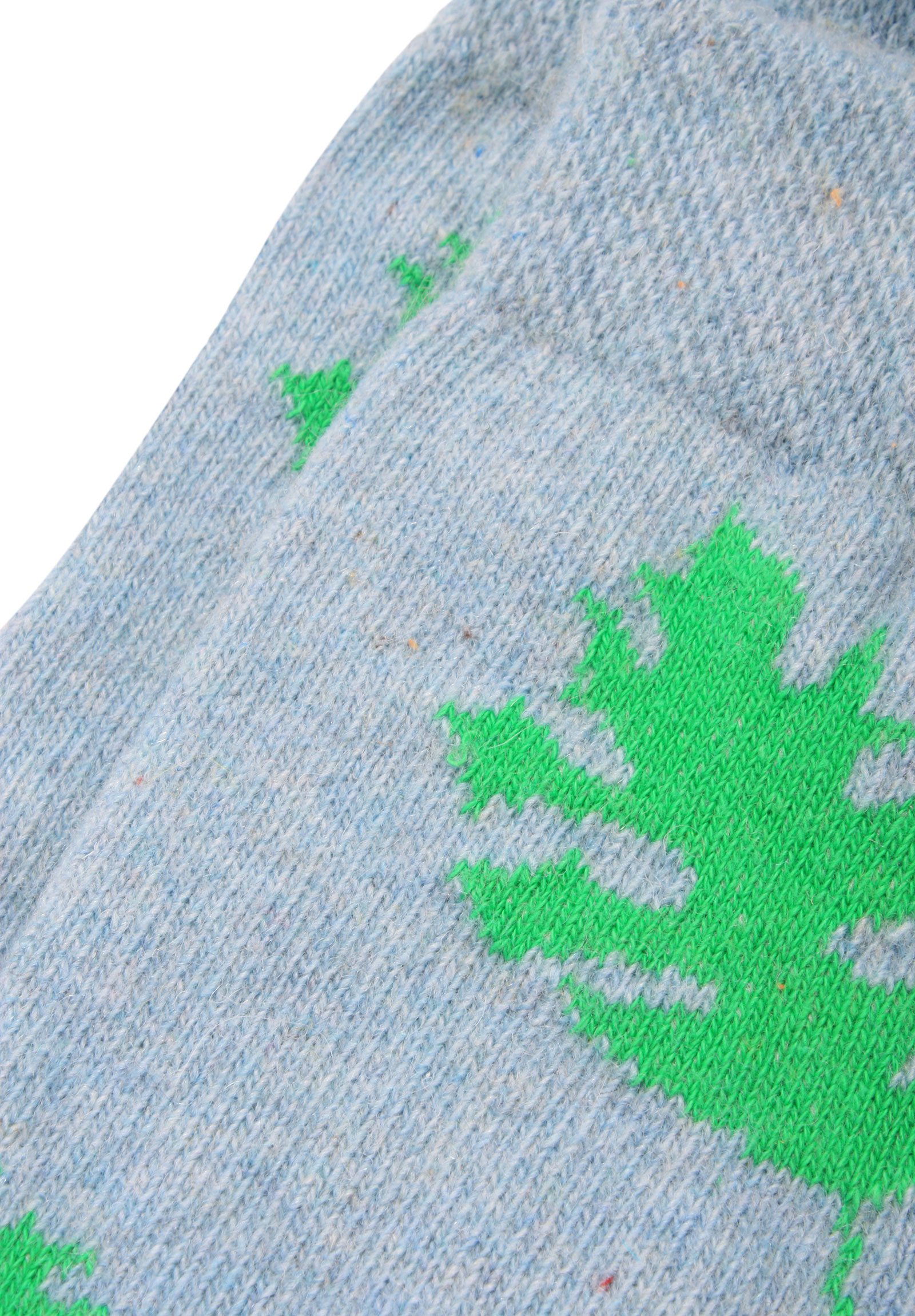 Κάλτσες γυναικείες ισοθερμικές μάλλινες Leaves WOOL3-Γαλάζιο φωτογραφία