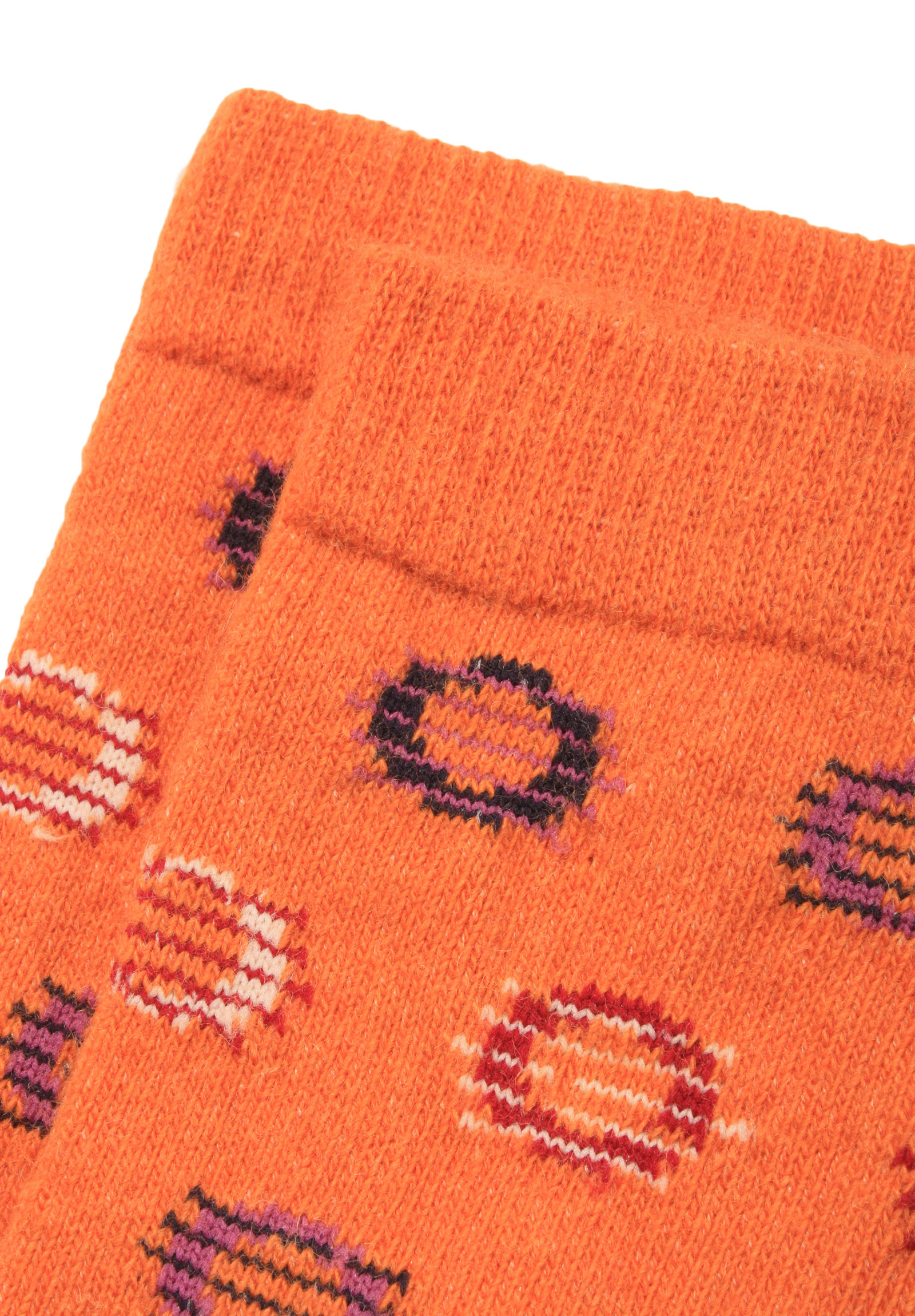 Κάλτσες γυναικείες ισοθερμικές μάλλινες Happy WOOL4-Πορτοκαλί φωτογραφία