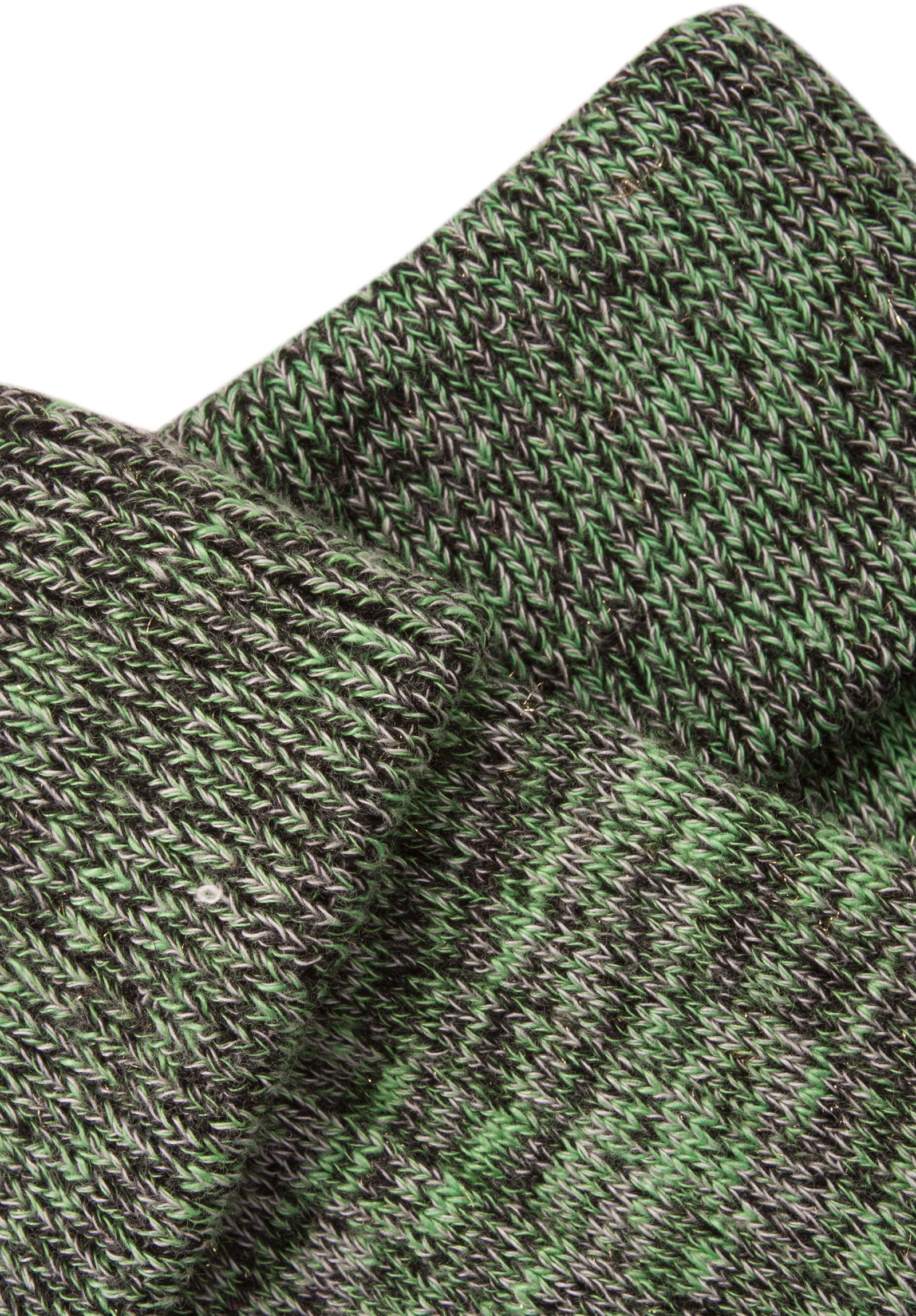 Κάλτσες γυναικείες βαμβακερές με γύρισμα LIVO101-Πράσινο φωτογραφία