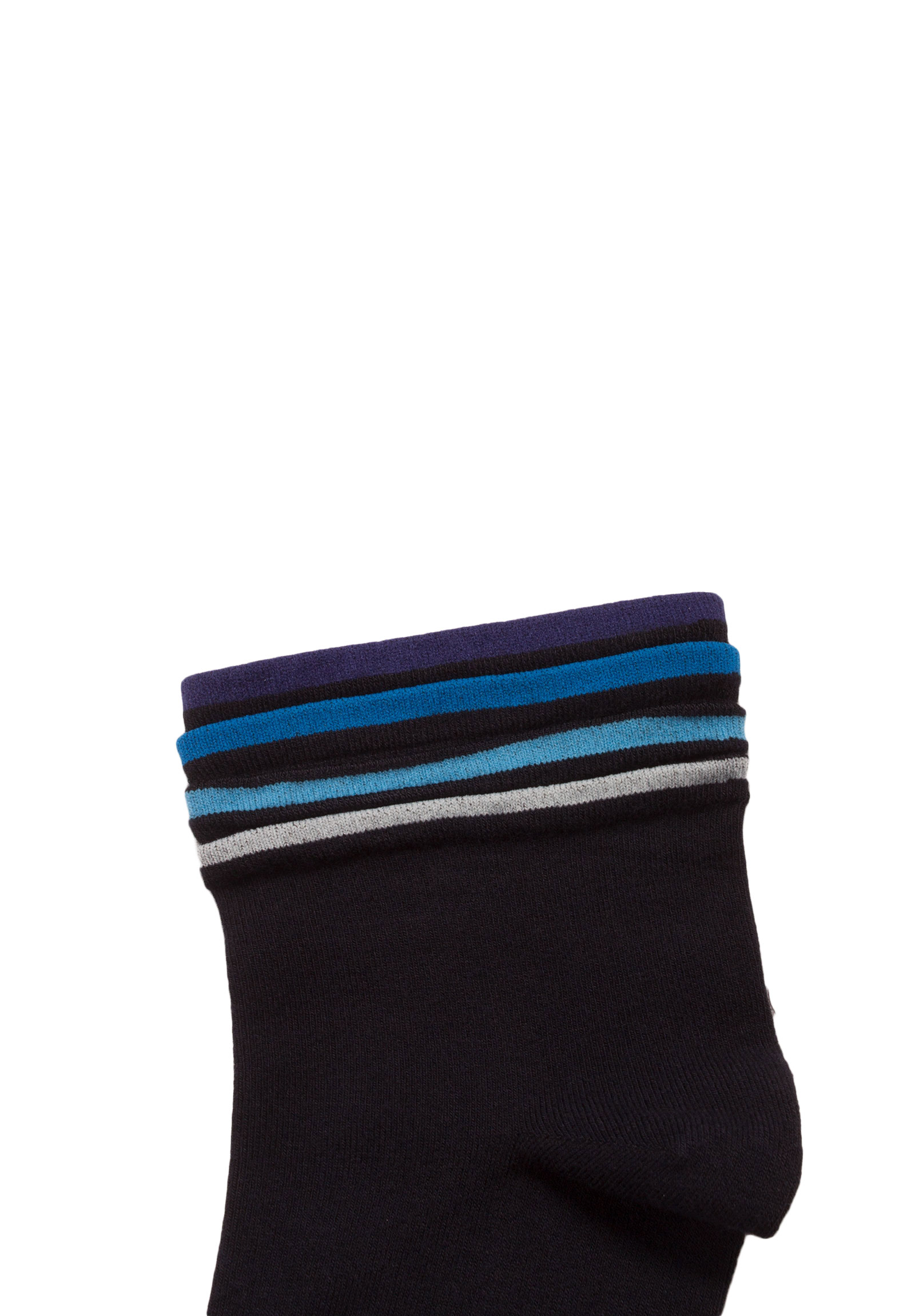 Κάλτσες γυναικείες Modal Pro Socks Soft ημίκοντες Colors 28603-Μαύρο-Μπλε φωτογραφία
