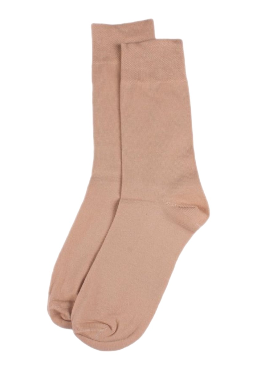 Κάλτσα Medical χωρίς λάστιχο βαμβακερές Dimi Socks 1003DS-Μπεζ φωτογραφία