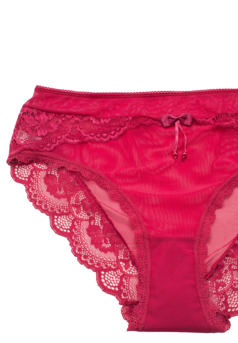 Σλιπ Plus Size με δαντέλα και διαφάνεια 4 Τεμ. CH4478 φωτογραφία