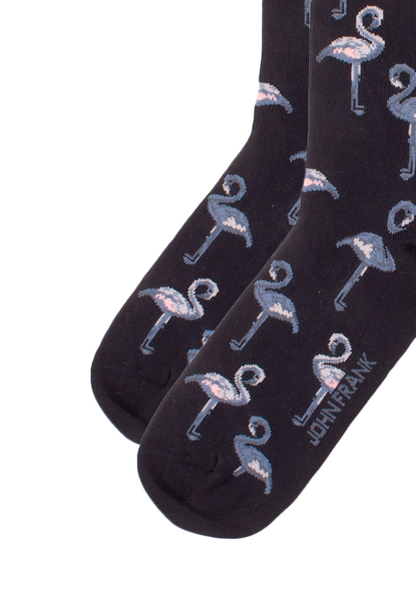 Κάλτσες ανδρικές John Frank Flamingo JFLSFUN93 φωτογραφία