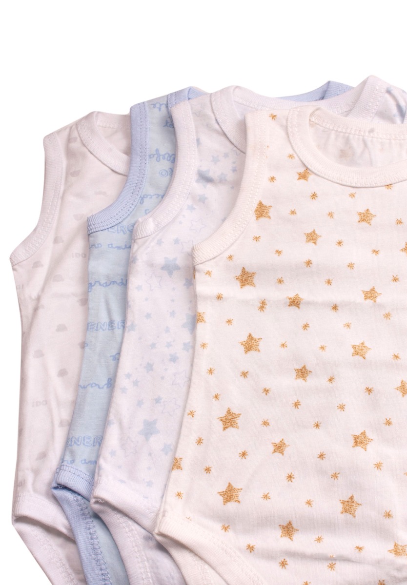 Κορμάκια Βρεφικά αμάνικα Stars 4 τεμ W2156713A φωτογραφία
