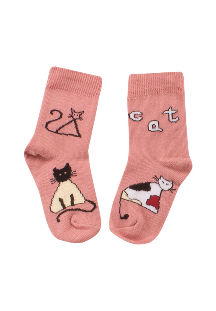 Καλτσάκια παιδικά Biorganic από οργανικό βαμβάκι Cats 4 Τεμ. 68424 φωτογραφία