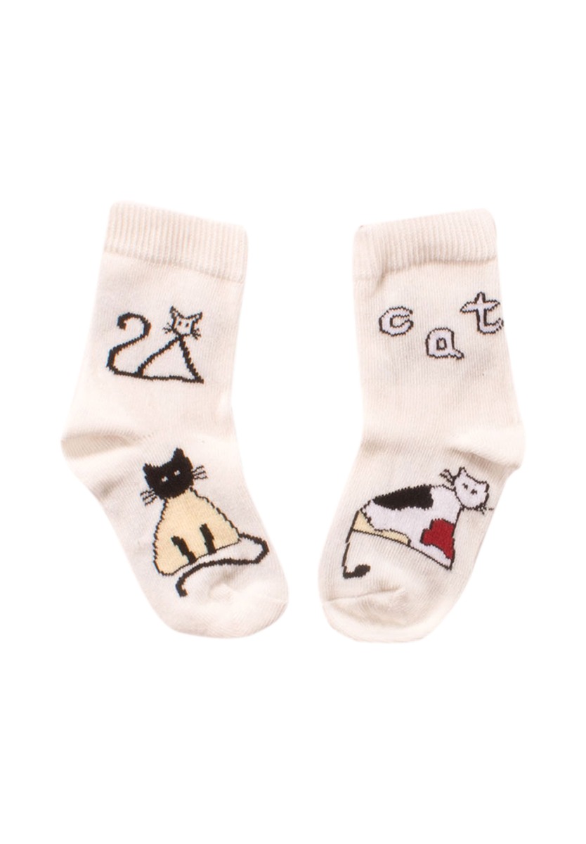 Καλτσάκια παιδικά Biorganic από οργανικό βαμβάκι Cats 4 Τεμ. 68424 φωτογραφία