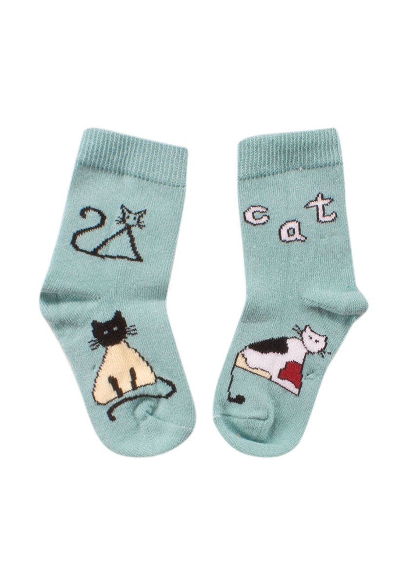 Καλτσάκια παιδικά Biorganic από οργανικό βαμβάκι Cats 4 Τεμ. 68424 φωτογραφία