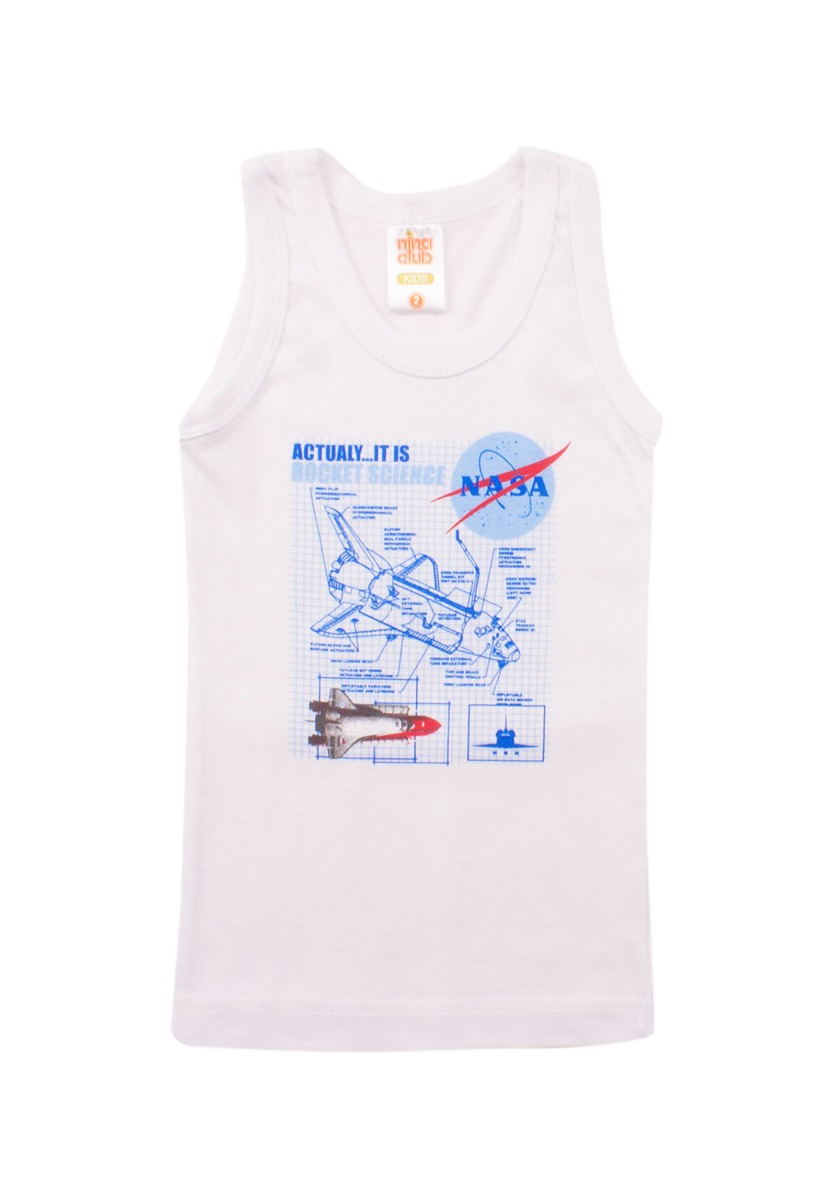 Φανελάκια παιδικά βαμβακερά αμάνικα Nina Club σετ 4 τεμ. W21NINA90AG φωτογραφία