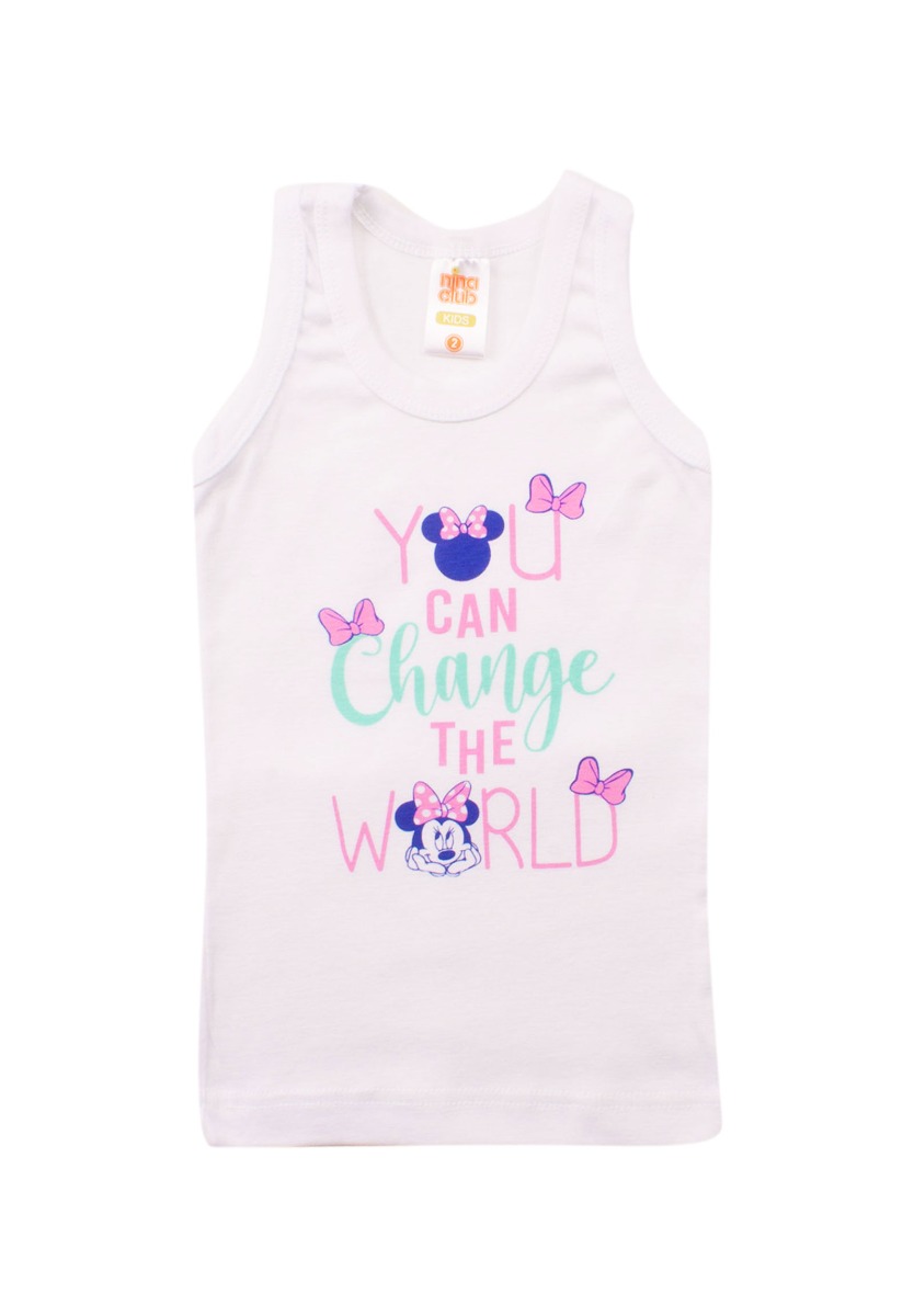 Φανελάκια παιδικά βαμβακερά Nina Club αμάνικα σετ 4 τεμ. NC90G φωτογραφία