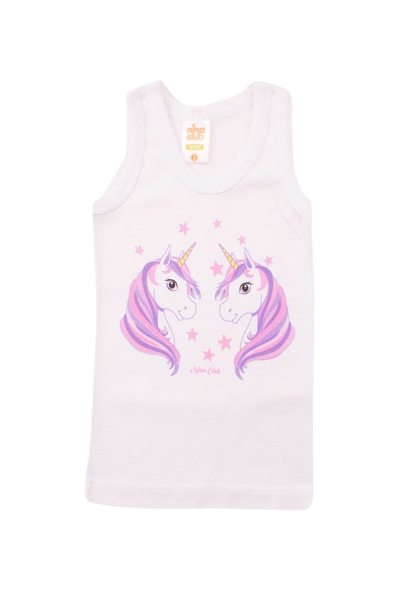 Φανελάκια παιδικά βαμβακερά Nina Club αμάνικα σετ 4 τεμ. NC90G φωτογραφία