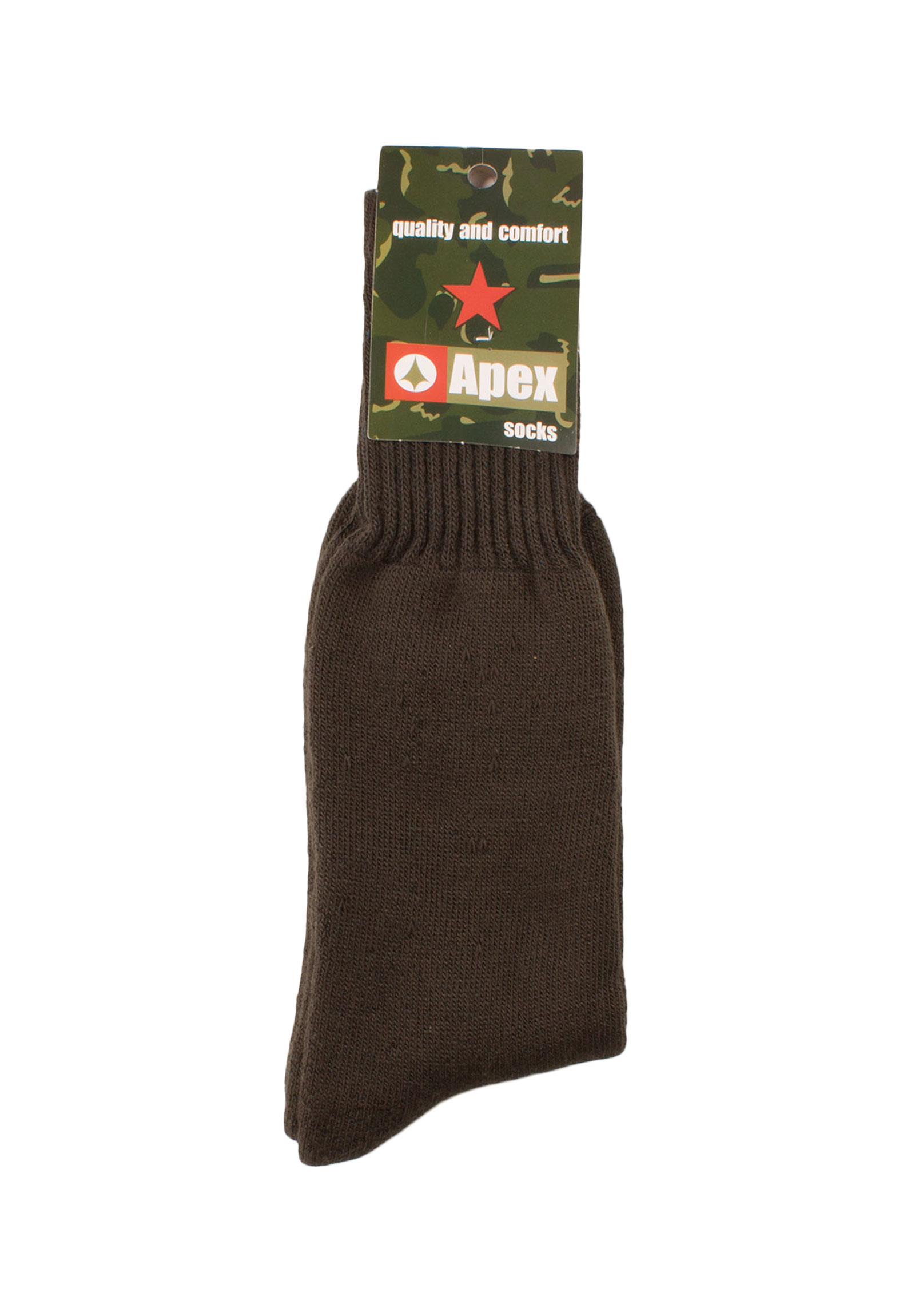 Κάλτσες Στρατιωτικές - Κυνηγετικές πετσετέ και ανθεκτικές 6 Τεμ. APX2002-Χακί φωτογραφία