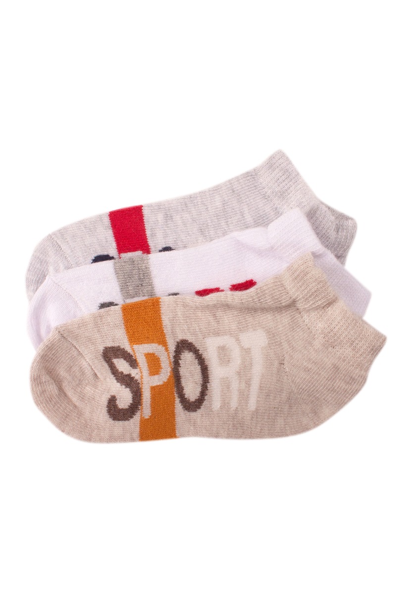 Σοσόνια παιδικά Sport Μπεζ Οικονομική Συσκευασία 3 τεμ. 682892 φωτογραφία