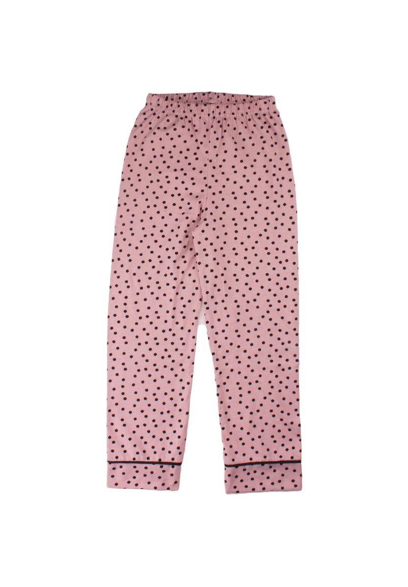 Πιτζάμα παιδική-εφηβική με κουμπιά Pink Dots 55676K φωτογραφία