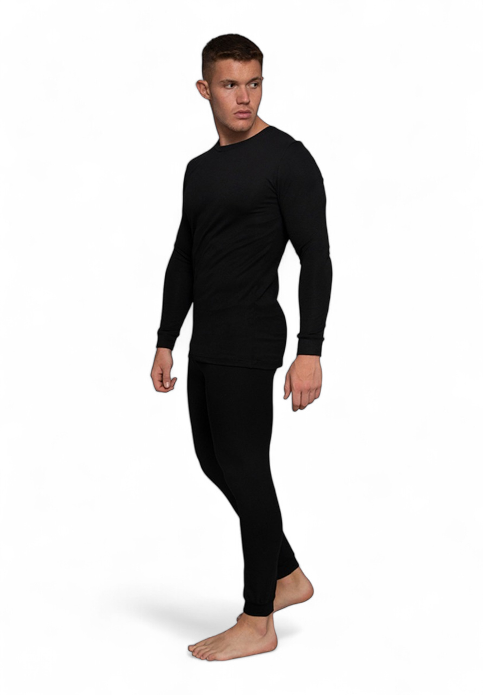 Κολάν ανδρικό ισοθερμικό Nina Club NC2180M-Μαύρο φωτογραφία