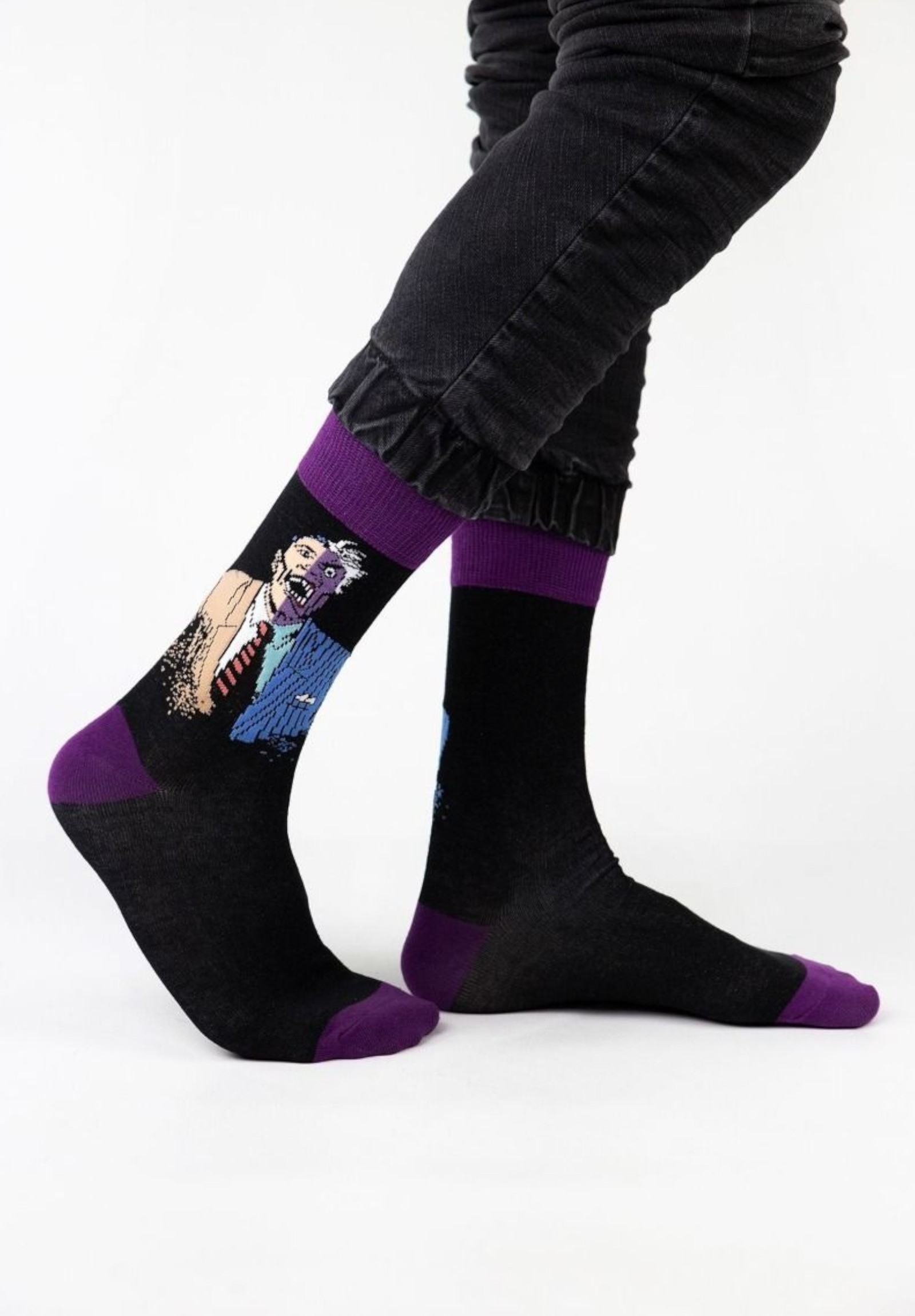 Closet22 Κάλτσες ανδρικές Joker DC Cimpa JK21533-1-Μαύρο