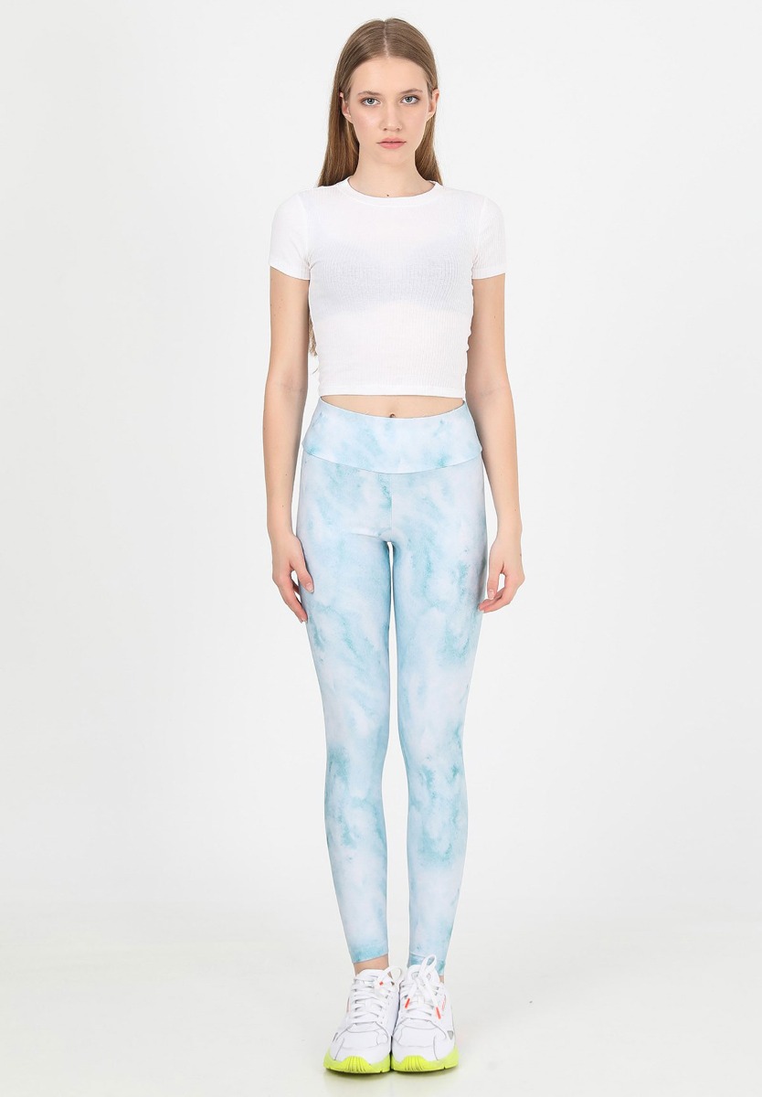 Κολάν γυναικείο αθλητικό John Frank Marble Sky WJFLEG19 φωτογραφία