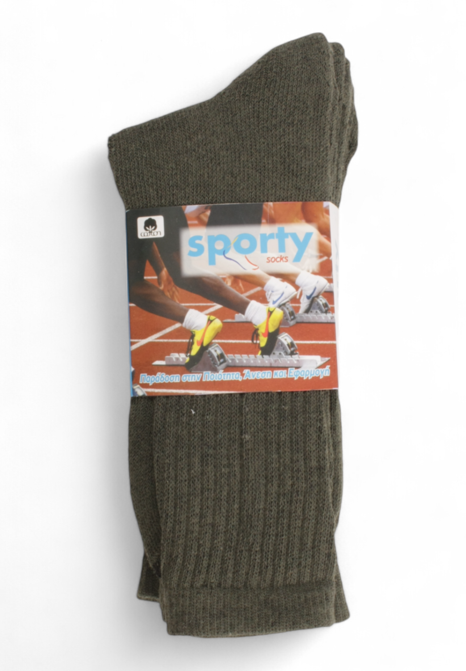 Κάλτσες ανδρικές αθλητικές "Sporty" K-Socks 3 Τεμ. K05004-Χακί φωτογραφία