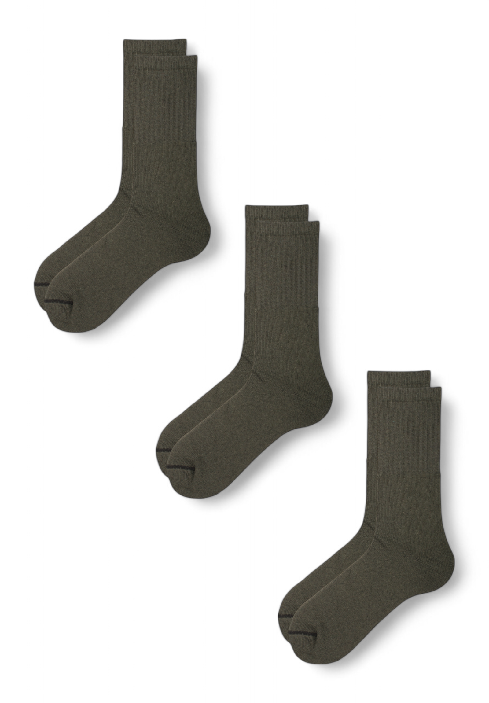 K-Socks Κάλτσες ανδρικές αθλητικές "Sporty" K-Socks 3 Τεμ. K05004-Χακί