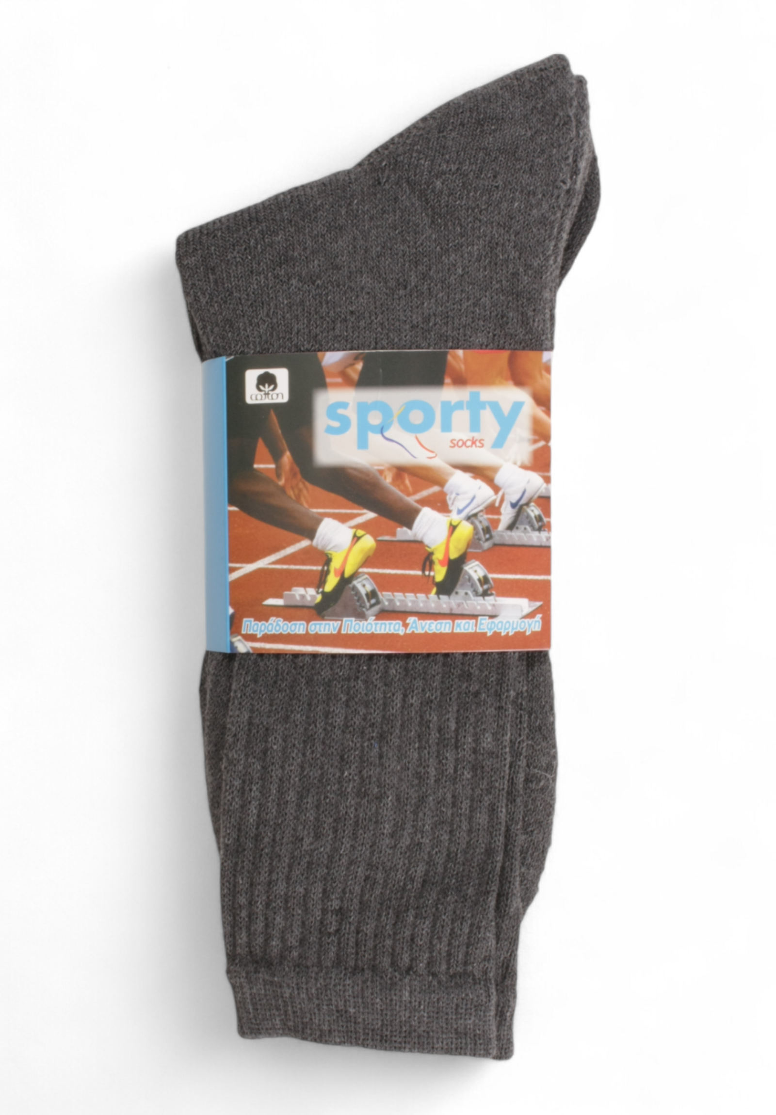 Κάλτσες ανδρικές αθλητικές "Sporty" K-Socks 3 Τεμ. K05004-Ανθρακί φωτογραφία