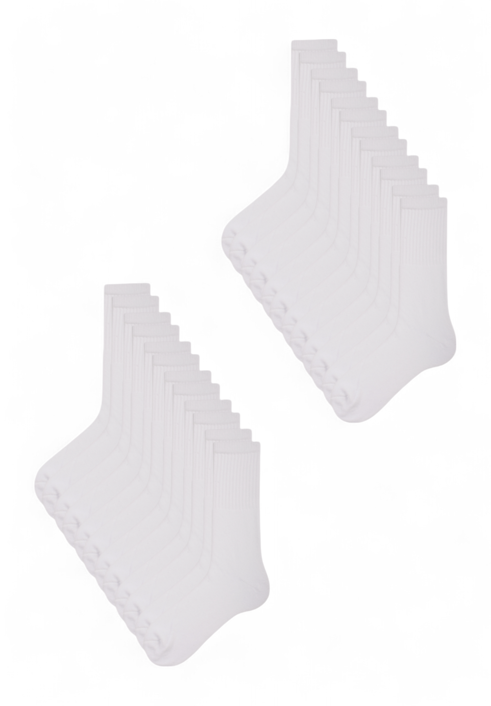 Κάλτσες βαμβακερές πετσετέ Sport Pack 12 Τεμ. artisti-100-Λευκό φωτογραφία