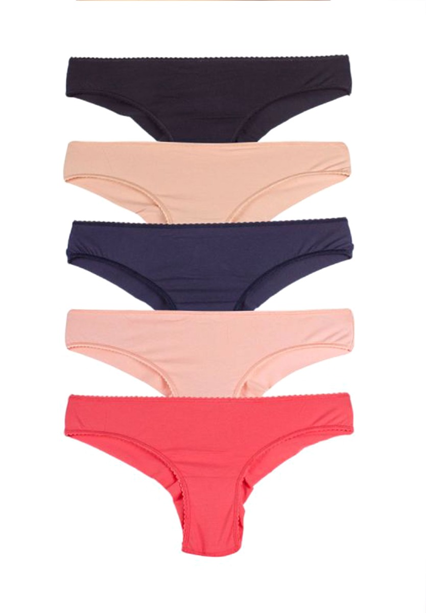 Slip Brazil γυναικείο βαμβακερό Norddiva Kate σε συσκευασία 5 τεμαχίων KATE2-5 Χρώματα φωτογραφία