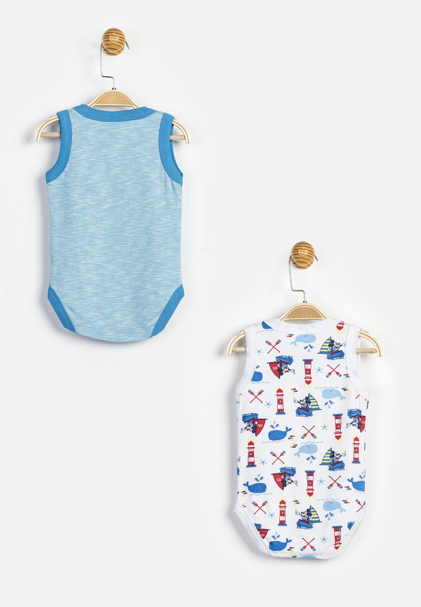 Κορμάκια αγοριών αμάνικα Mickey 2 Τεμ. MC12786 φωτογραφία