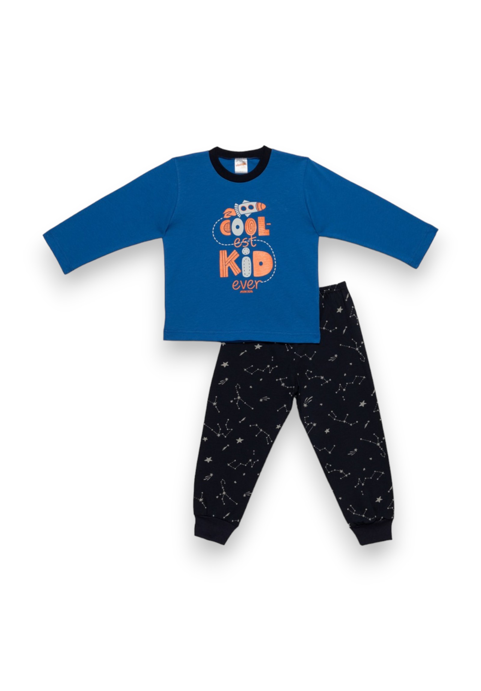Minerva Πιτζάμα παιδική Coolest Kid Minerva Blue MNRV90-61998-002-Μπλε