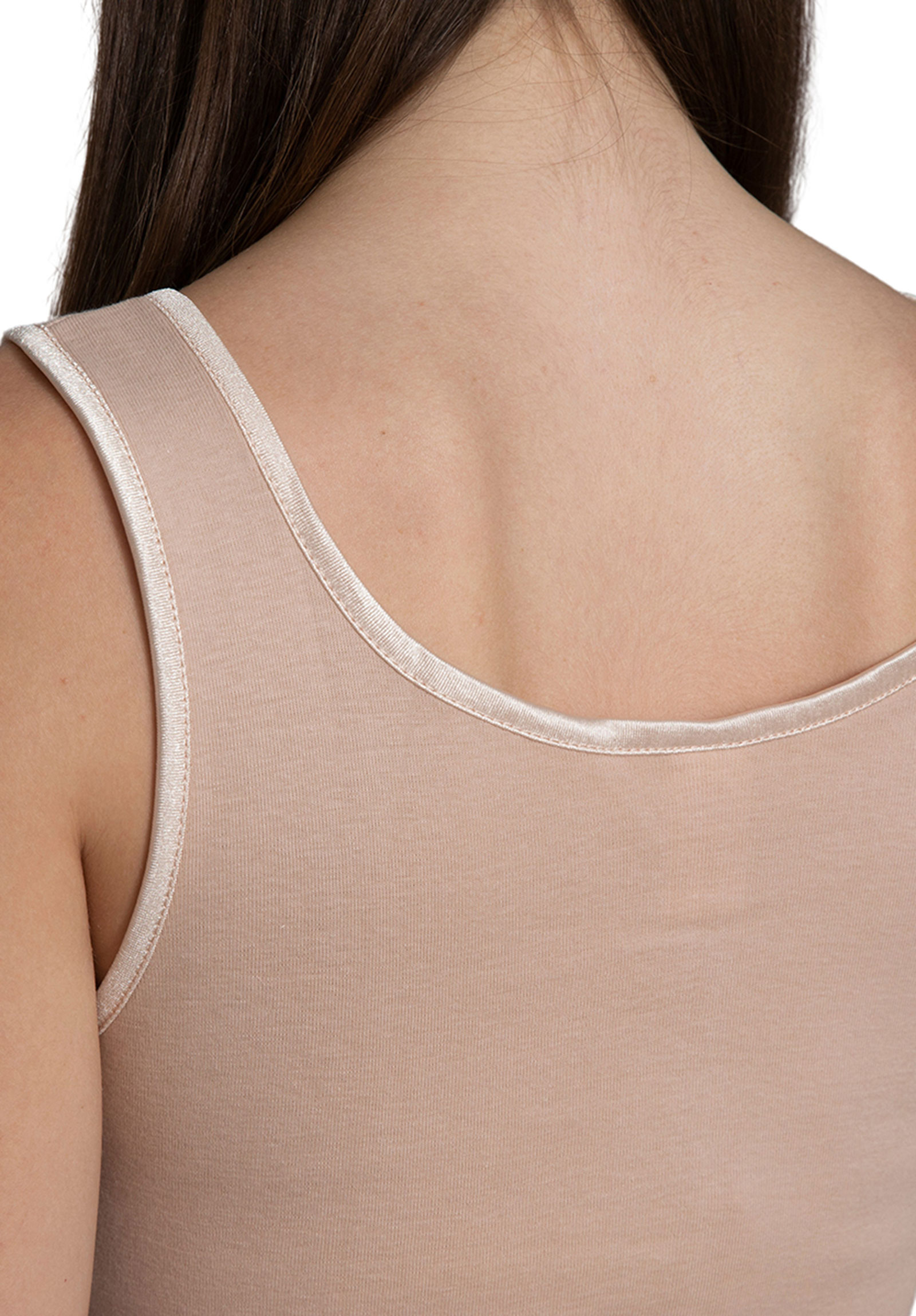 Φανελάκι γυναικείο αμάνικο Nina Club NCW62-Μπεζ φωτογραφία