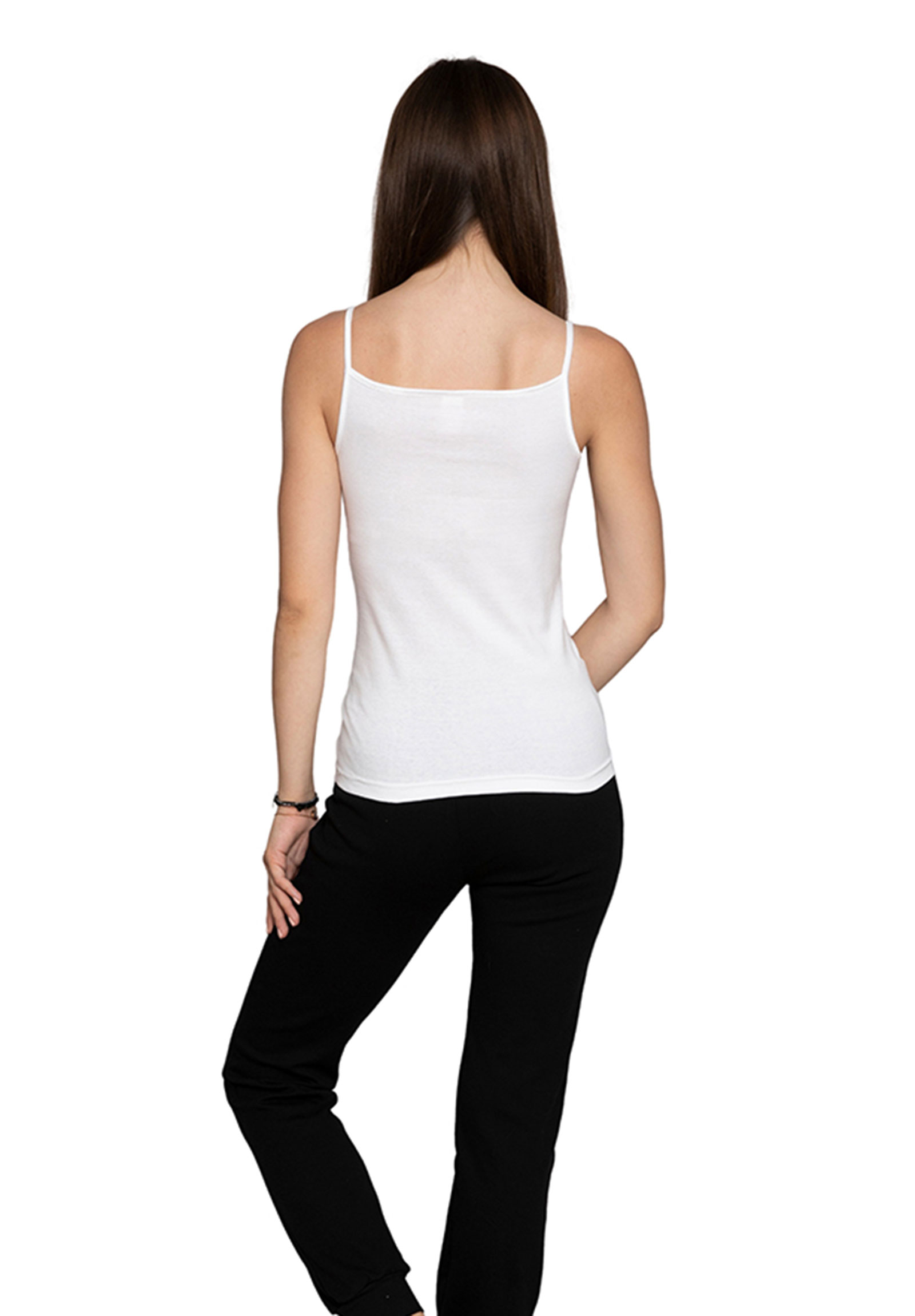 Φανελάκι γυναικείο με τιράντα Nina Club NCW60-Λευκό φωτογραφία