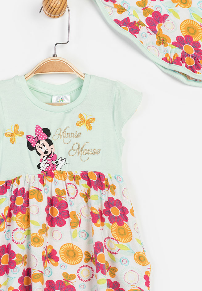 Φόρεμα - καπέλο παιδικό πολύ μαλακό Minnie Mouse MN12738 φωτογραφία