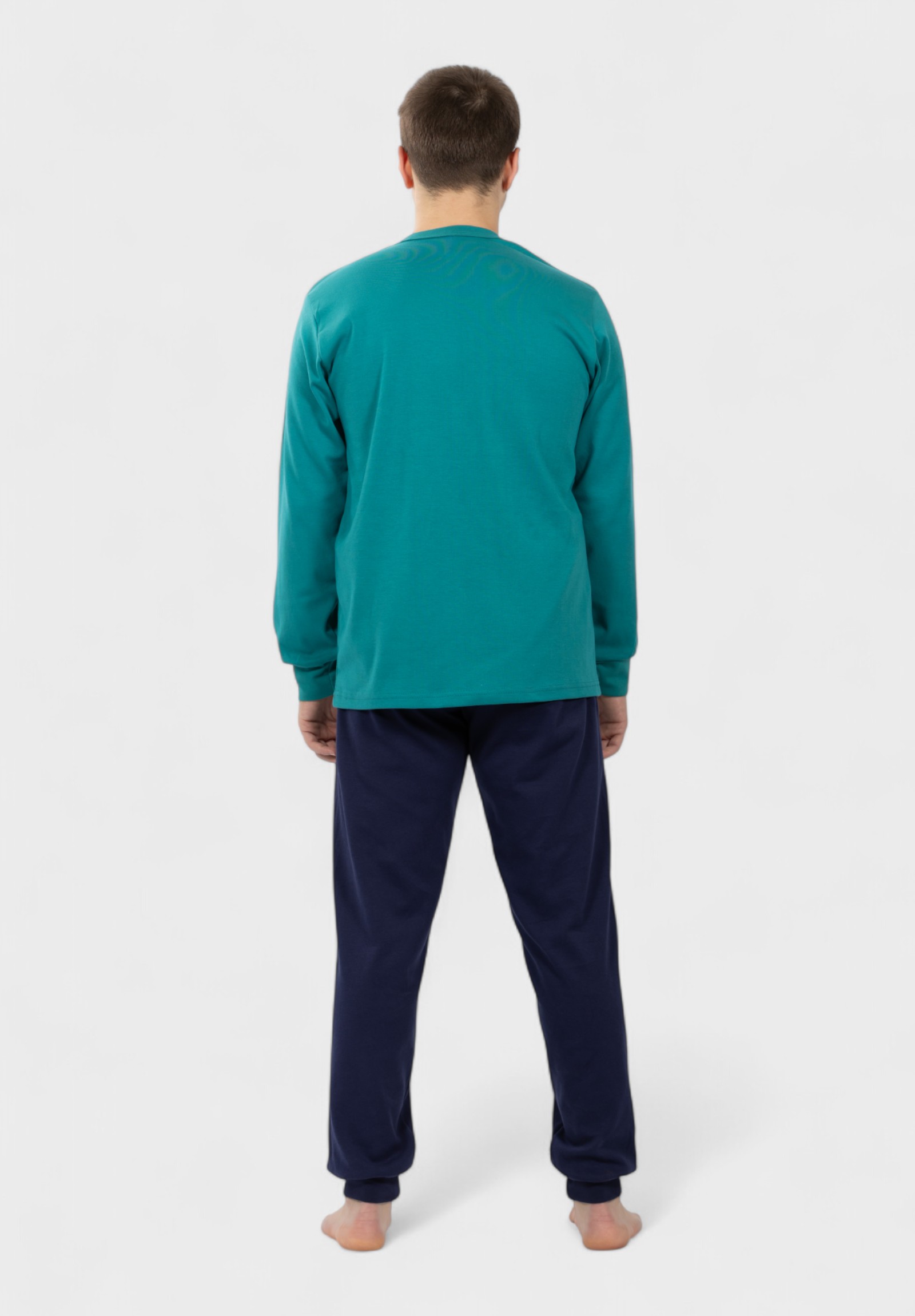 Εφηβική Πιτζάμα Nina Club Fearless Πετρόλ 100% Βαμβακερή NC26510-1-Πετρόλ φωτογραφία