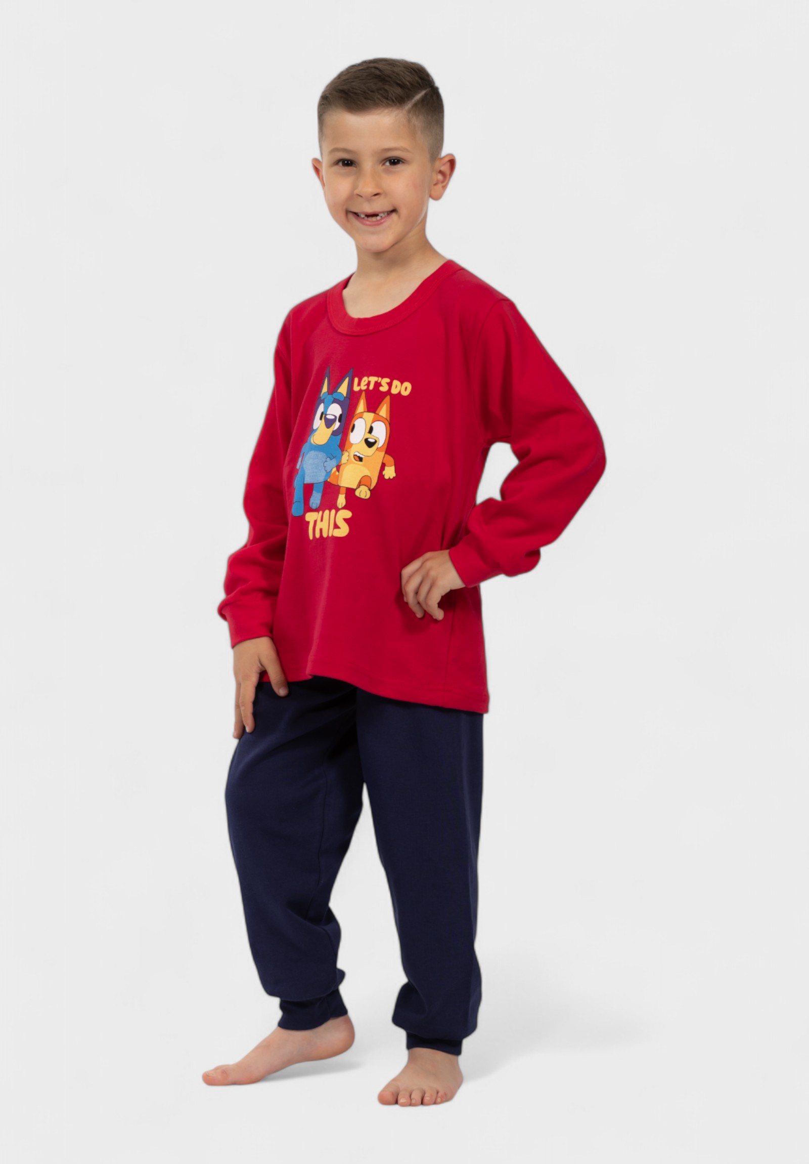 Παιδική Πιτζάμα Bluey Nina Club Κόκκινη | 100% Βαμβακερή NC26146-1-Κόκκινο φωτογραφία