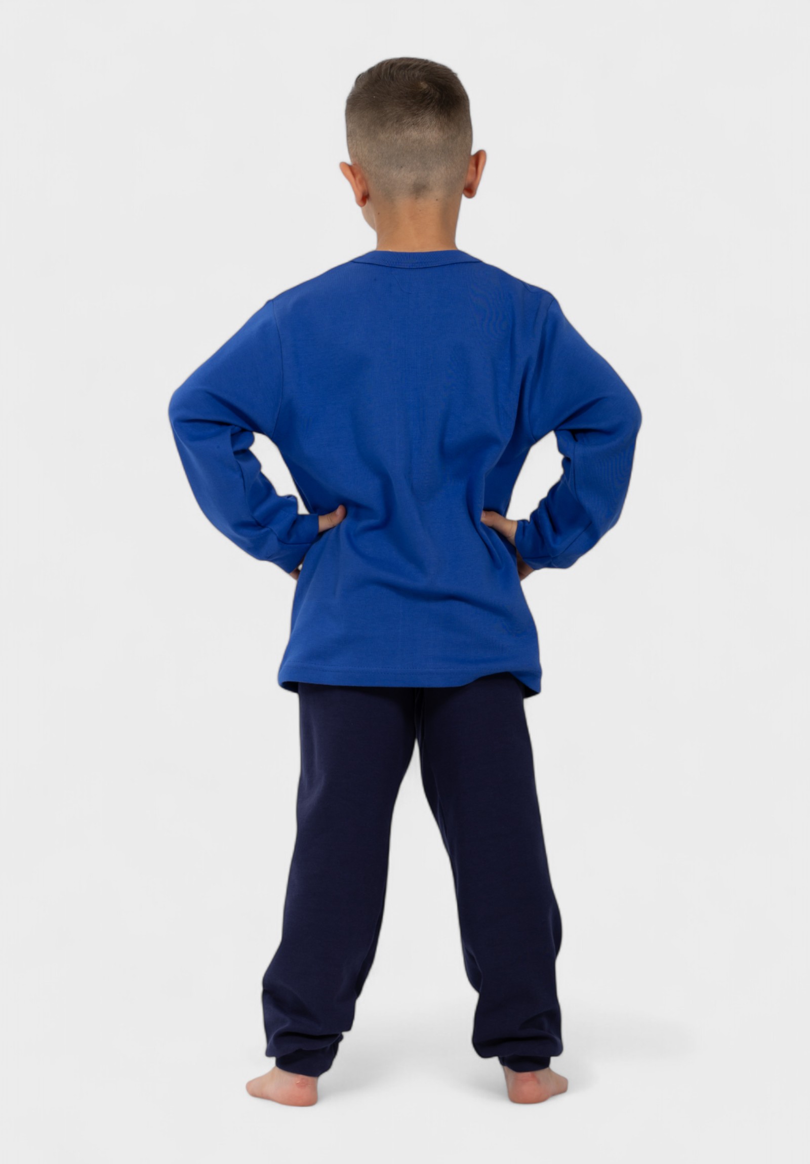 Παιδική Πιτζάμα Space Nina Club Ιντιγκο| 100% Βαμβακερή NC26147-2-Μπλε Ιντιγκο φωτογραφία