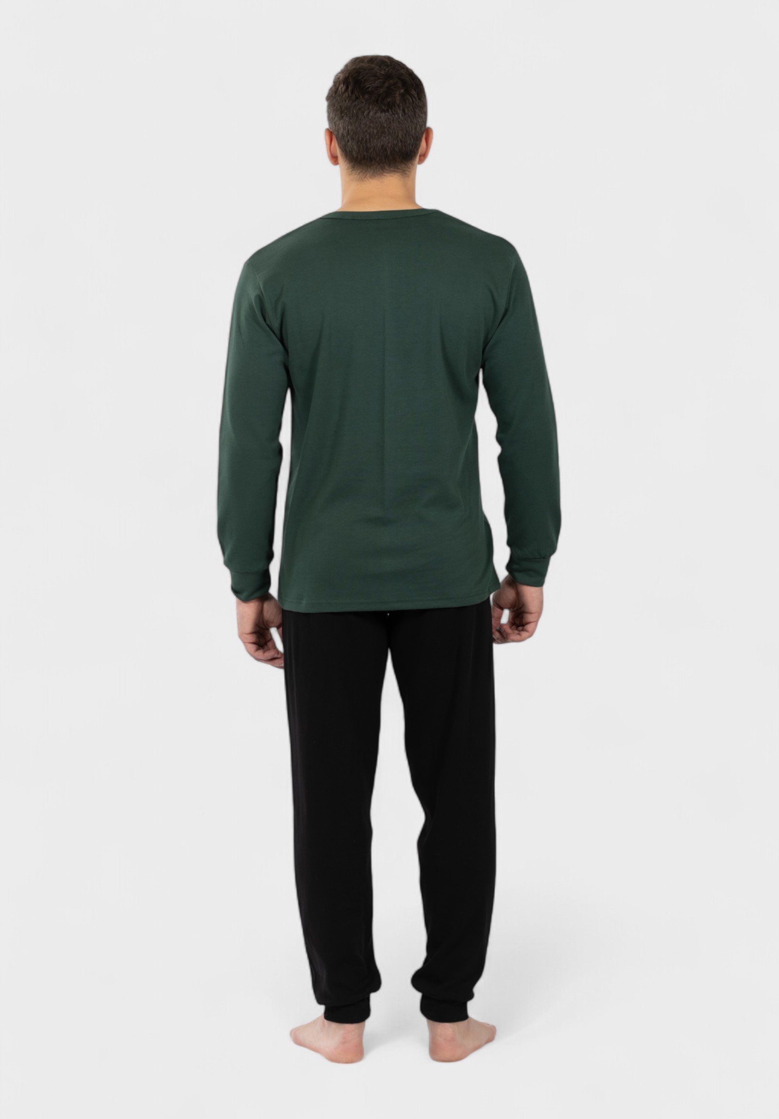 Πιτζάμα Ανδρική Nina Club "Popeye" - Πράσινο/Μαύρο, 100% Βαμβάκι NCM26704-2-Πράσινο φωτογραφία