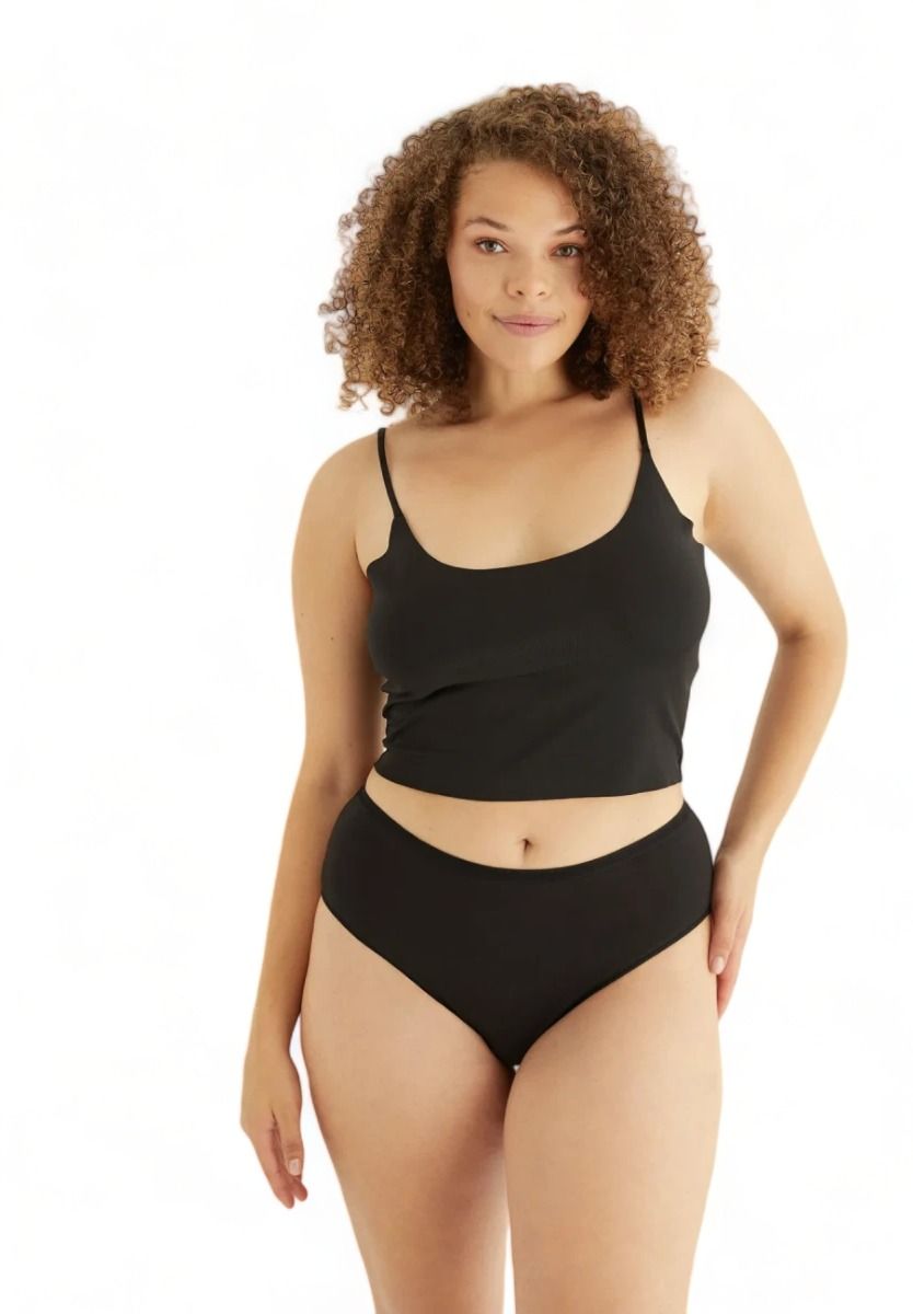  Brazil Slip με δαντέλα ψηλοκάβαλα Sexen Lisa Black 5 Tεμ. SXN8022-2-Μαύρο 2025