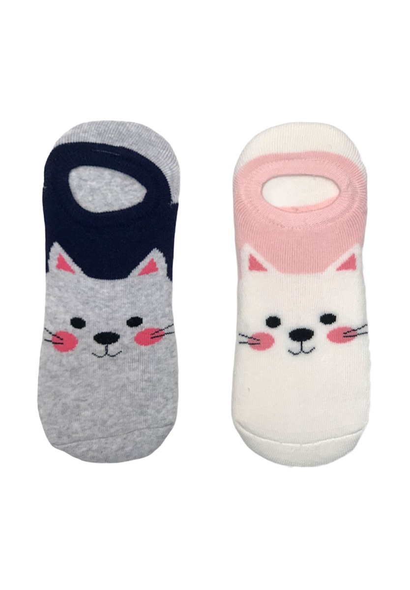 Bi Baby Σουμπά παιδικά πετσετέ κορίτσι γκρί-εκρού 2 Τεμ. B Baby W2168285G1