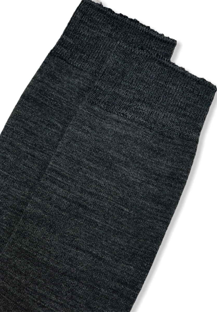 Κάλτσες ανδρικές Trendy θερμικές μάλλινες ανθρακί W21THERMALANTH-Ανθρακί φωτογραφία
