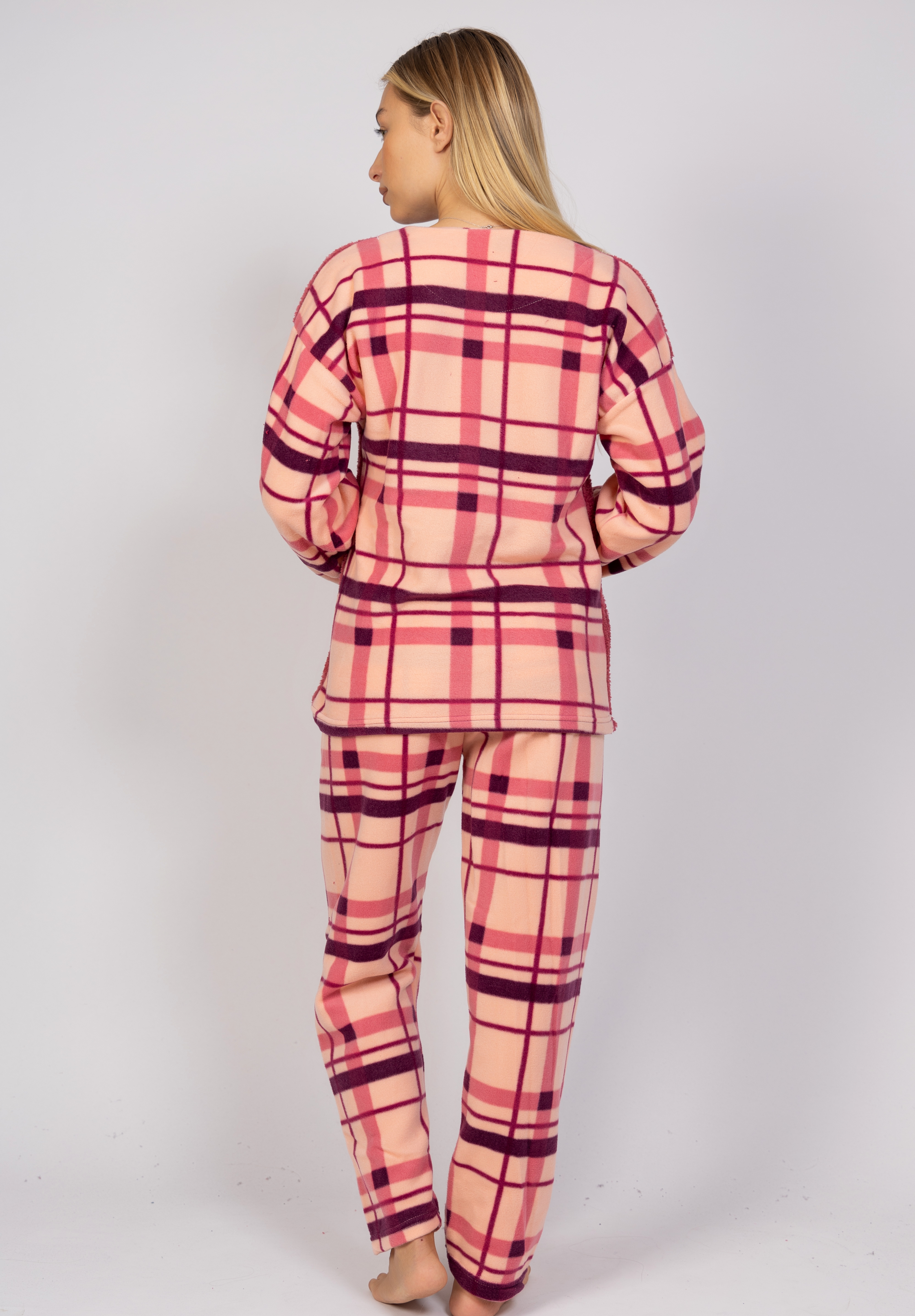 Πιτζάμα γυναικεία Fleece Love Bear Pink Pijammery PJMR1121-1-Ροζ φωτογραφία